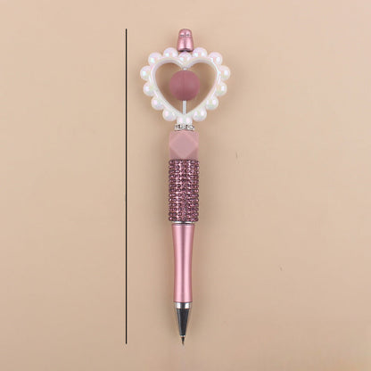 Beaded Pens Love Beaded Silicone Water Diamond Beaded