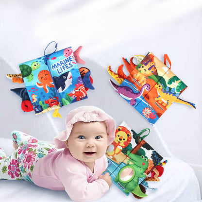 PC Baby Sensory Development Cognitive Tail Cloth Book