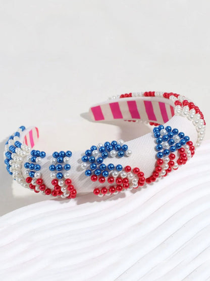 Girls USA Patriot Pearl Headband