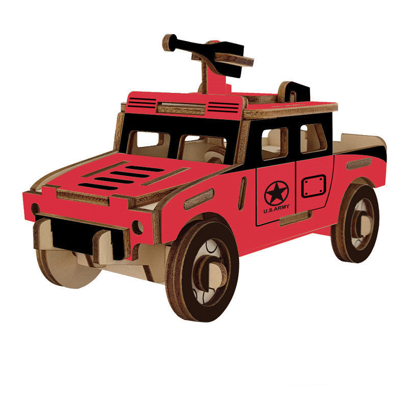 Wooden 3D Puzzle Toys for Kids' Education