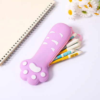 Creative Cat Claw Silicone Pencil Case