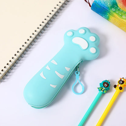 Creative Cat Claw Silicone Pencil Case
