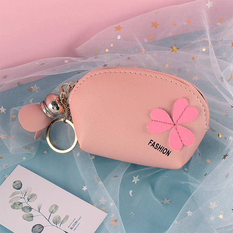 Mini Cute Hand-held Coin Wallet Coin Purse Keychain