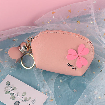 Mini Cute Hand-held Coin Wallet Coin Purse Keychain