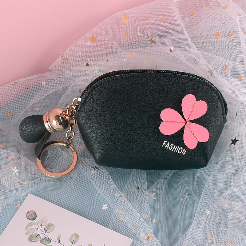 Mini Cute Hand-held Coin Wallet Coin Purse Keychain