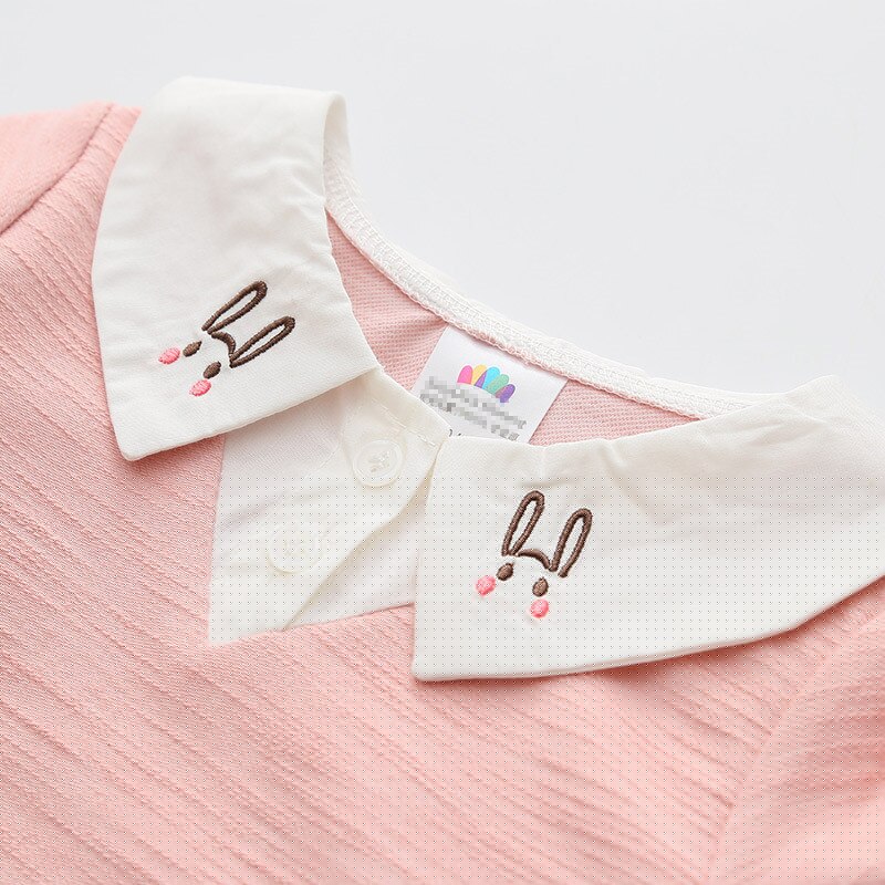 Carrot Rabbit Toon Patchwork Design Sweater