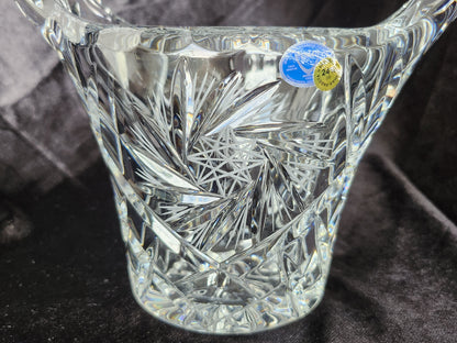 Hand Cut Lead Crystal Basket