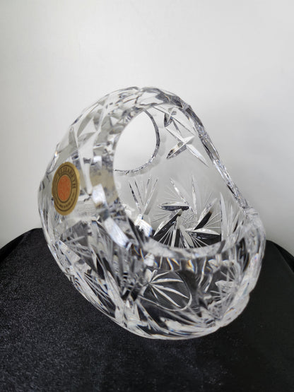 Crystal Pinwheels Cut Basket