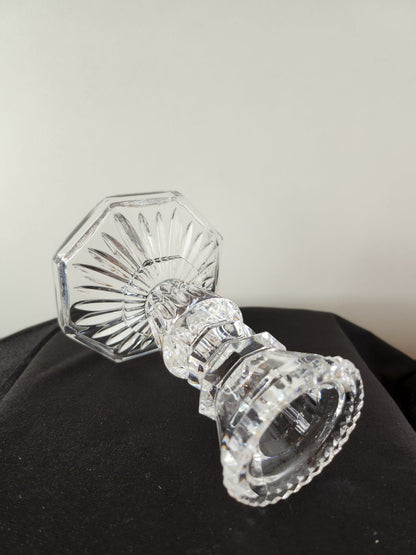Assorted Crystal Candlestick Holders