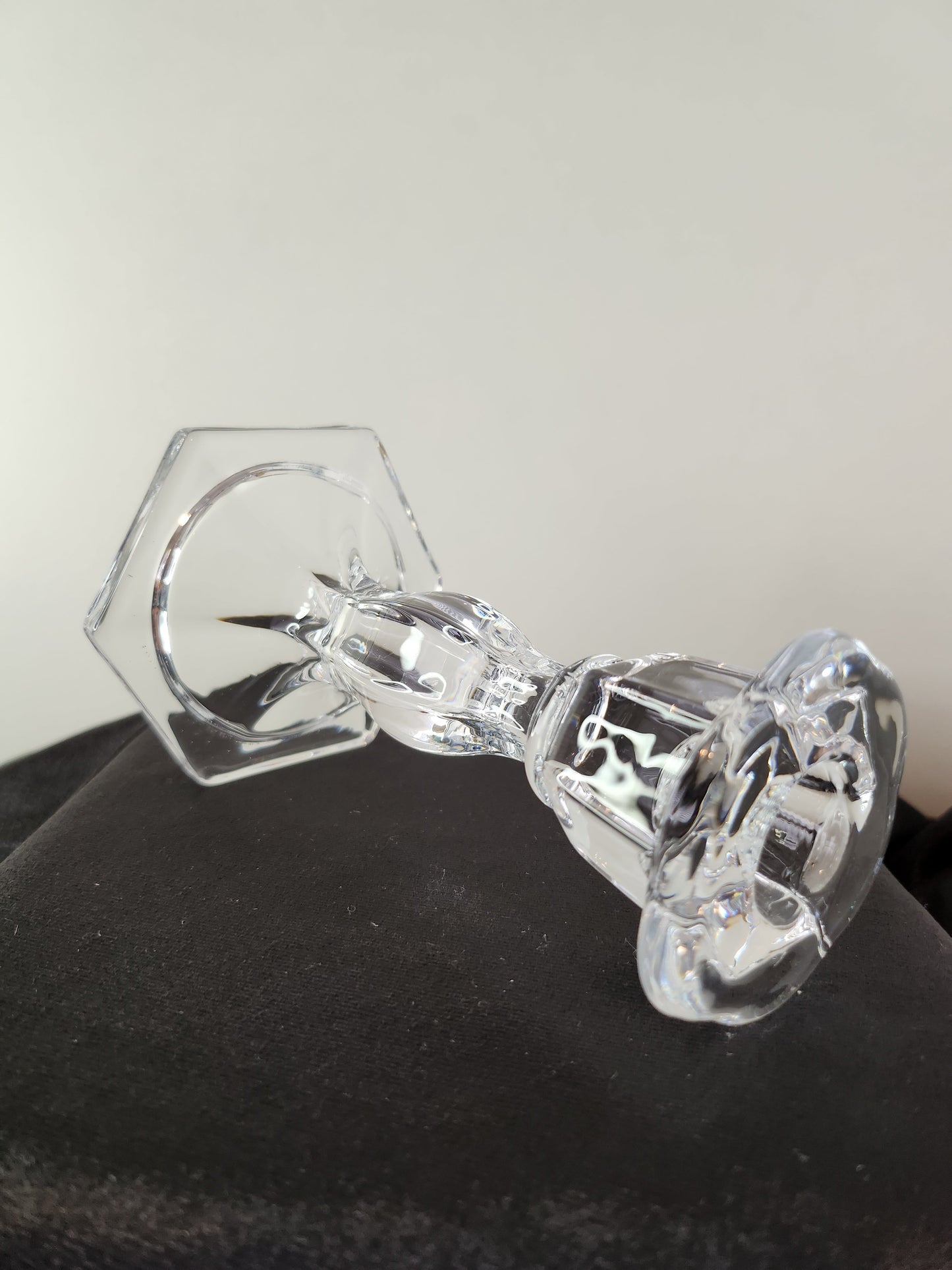 Assorted Crystal Candlestick Holders