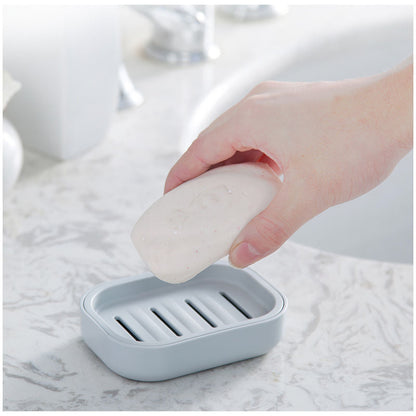 Plastic Double Layer Covered Portable Soap Holder Soap