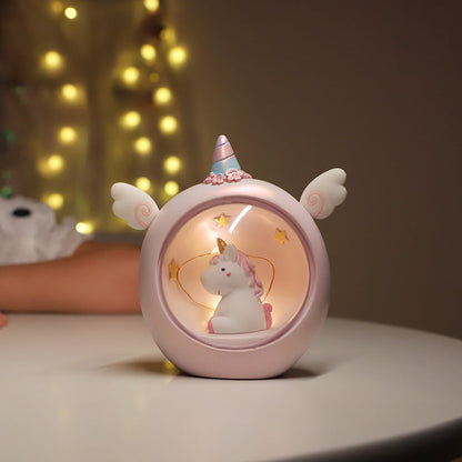 Resin Unicorn Night Light