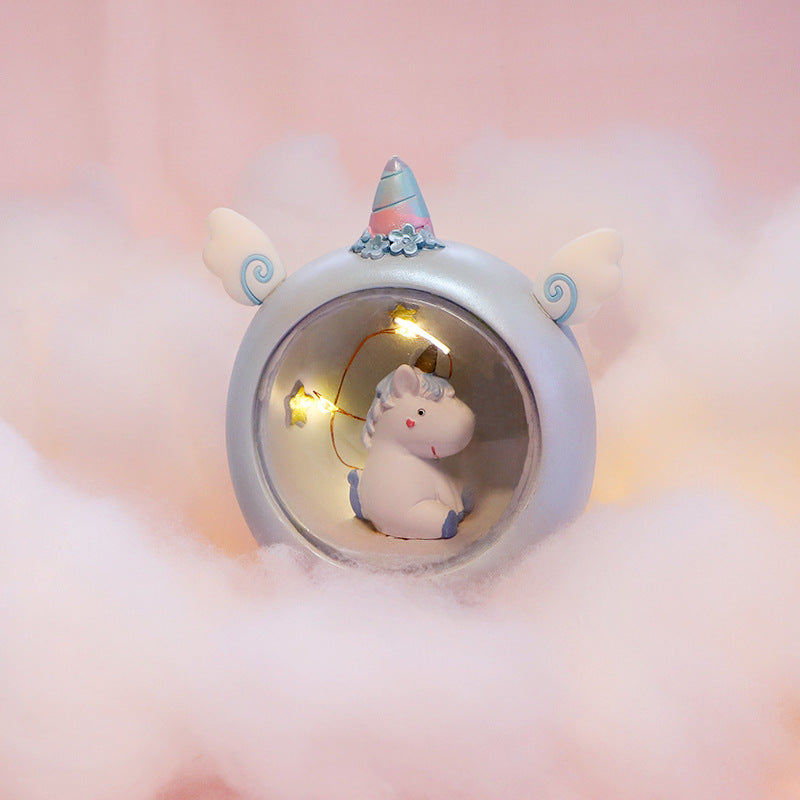 Resin Unicorn Night Light