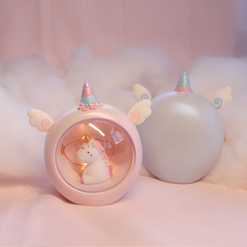 Resin Unicorn Night Light