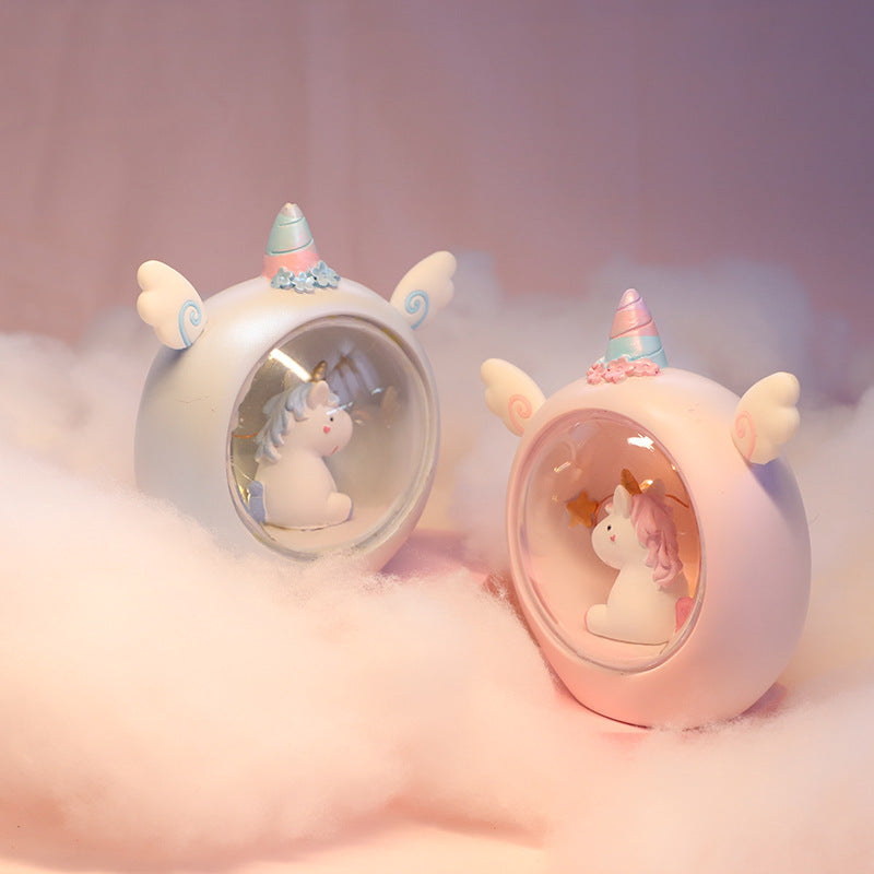 Resin Unicorn Night Light