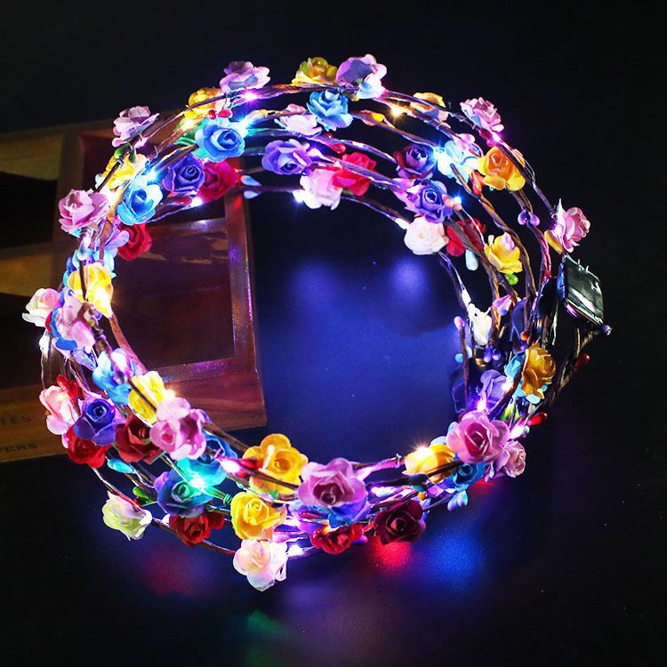 Wholesale Plastic Luminous Cat's Ears Hair Hoop