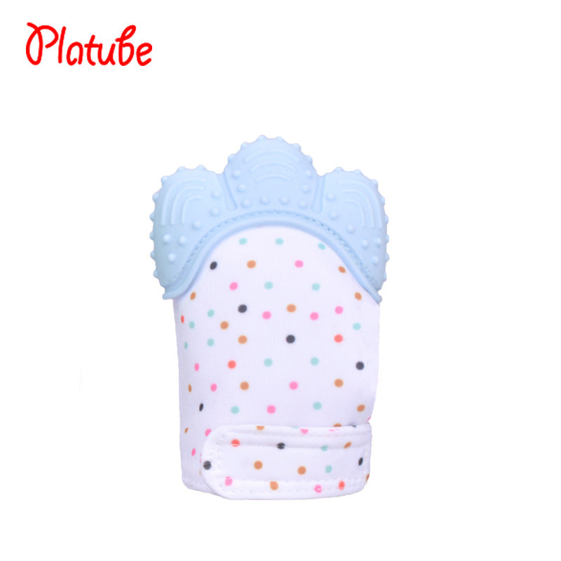 Silicone baby gloves teething supplies