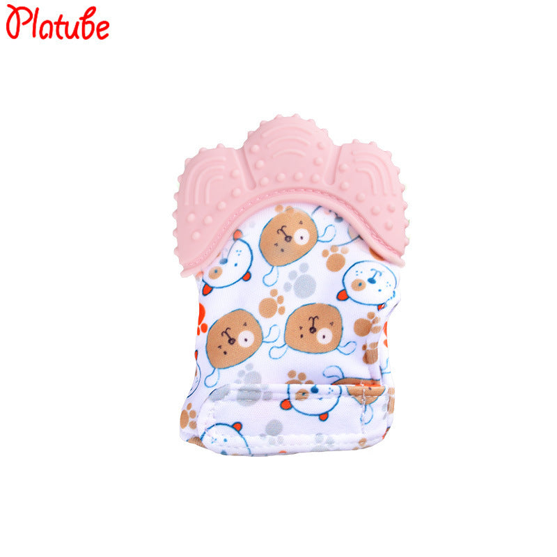 Silicone baby gloves teething supplies