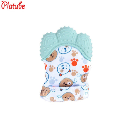 Silicone baby gloves teething supplies
