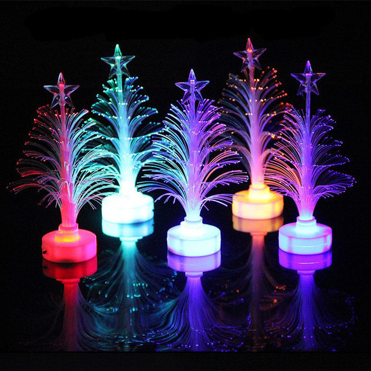 LED Colorful Plastic Christmas Trees