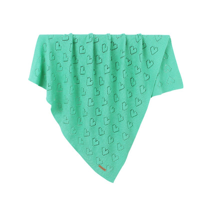 Baby Blanket Love Hollow Hug Blanket Baby Windproof Cover