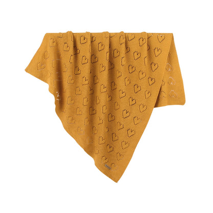 Baby Blanket Love Hollow Hug Blanket Baby Windproof Cover