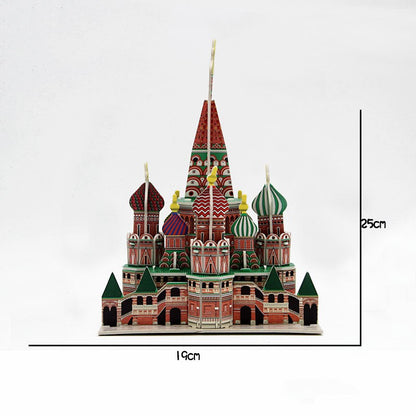 Handcrafted 3D Puzzle Educational Toy for Kids
