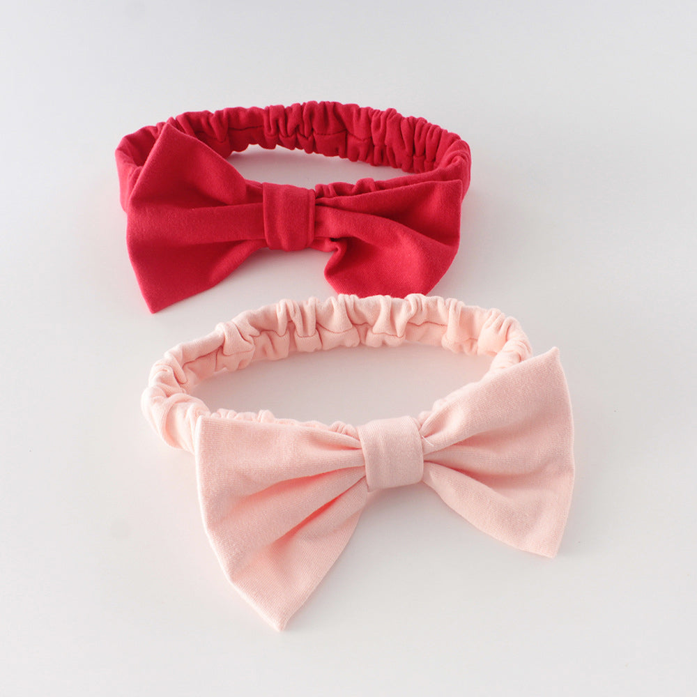 Baby Girls Letters Embroidered Rompers And Bow Headwear
