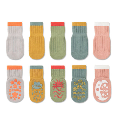 Unisex Fruit Rainbow Star Accessories Socks