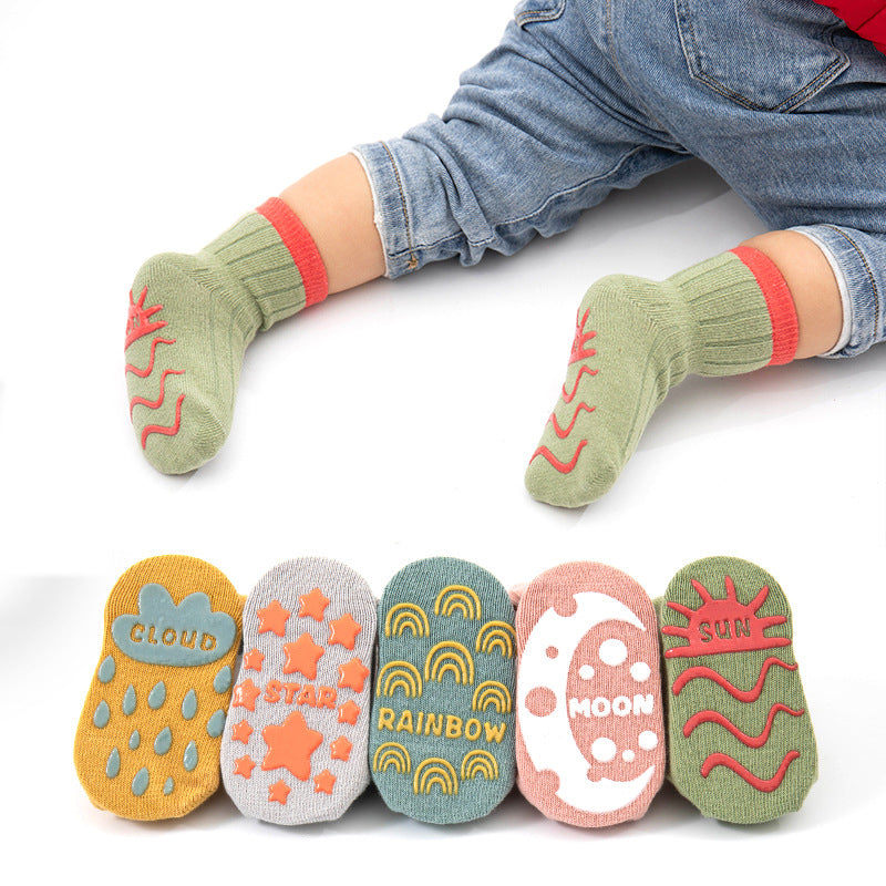 Unisex Fruit Rainbow Star Accessories Socks