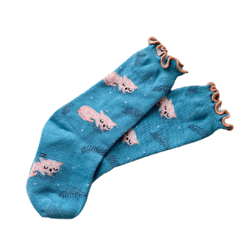 Girls Animals Flamingo Cartoon Accessories Socks