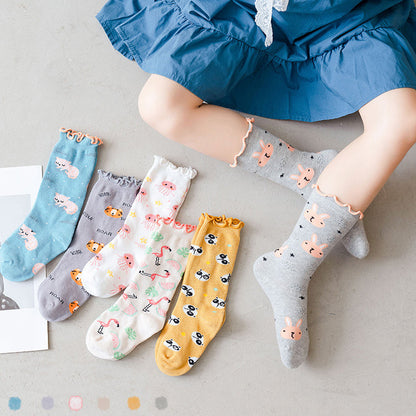 Girls Animals Flamingo Cartoon Accessories Socks
