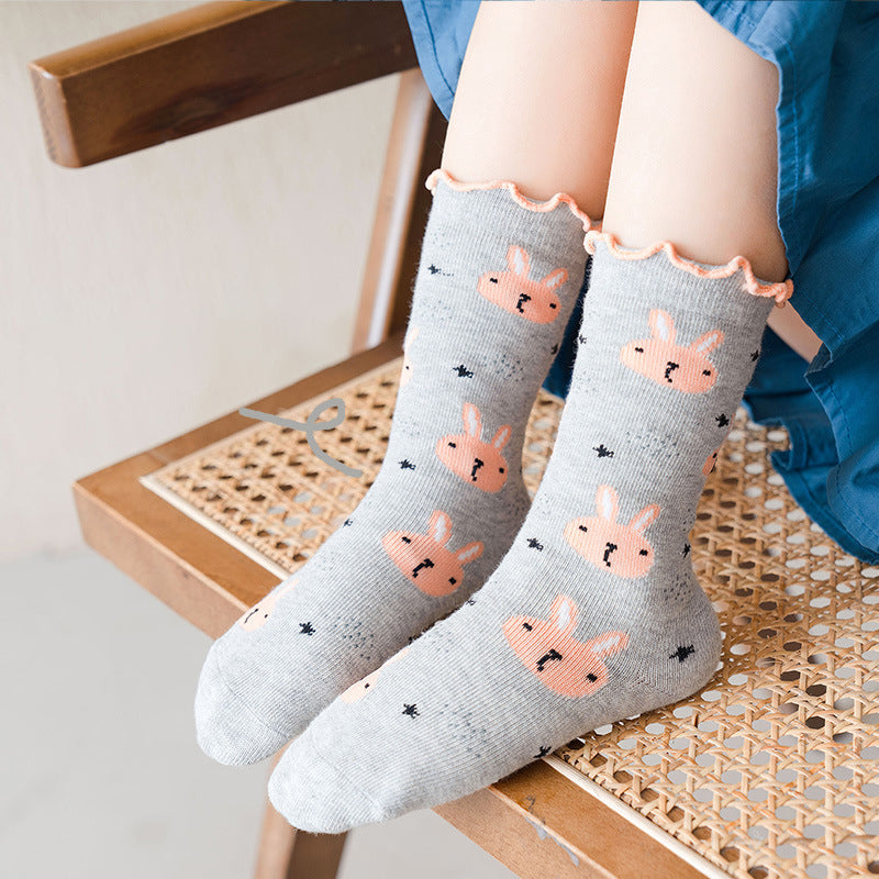 Girls Animals Flamingo Cartoon Accessories Socks