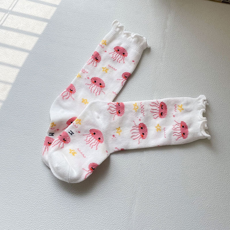 Girls Animals Flamingo Cartoon Accessories Socks
