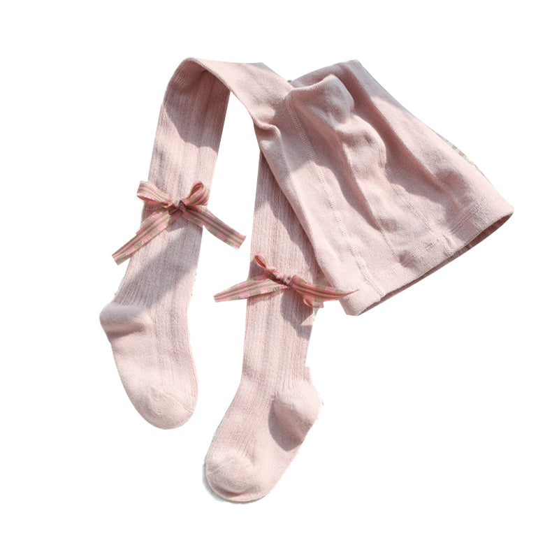 Baby Kid Unisex Solid Color Dancing Leggings Pantyhose
