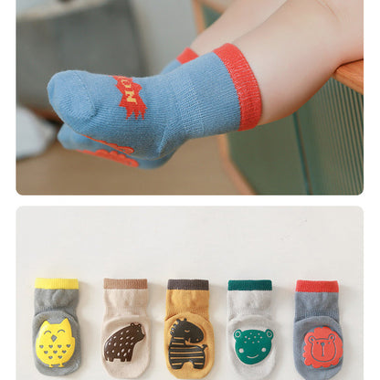 Baby Kid Unisex Solid Color Cartoon Accessories Socks Wholesale 211122117