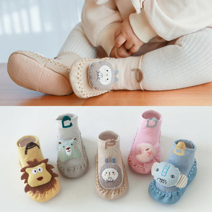 Baby Kid Unisex Solid Color Cartoon Accessories Socks