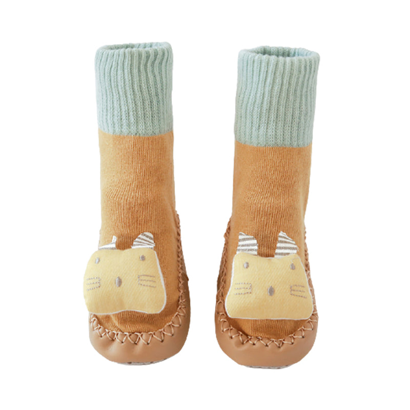 Baby Kid Unisex Solid Color Cartoon Socks
