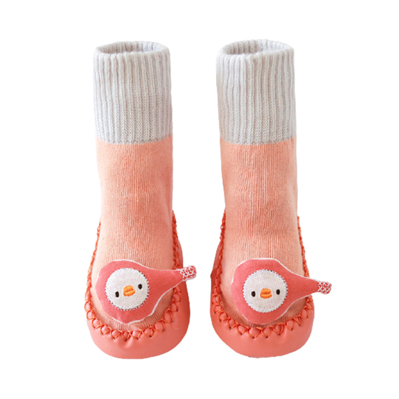 Baby Kid Unisex Solid Color Cartoon Socks
