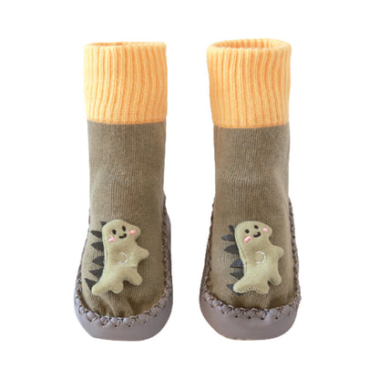Baby Kid Unisex Solid Color Cartoon Socks