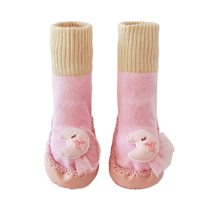Baby Kid Unisex Solid Color Cartoon Socks