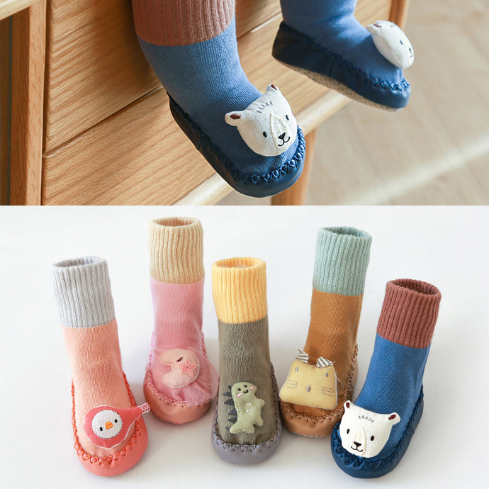 Baby Kid Unisex Solid Color Cartoon Socks