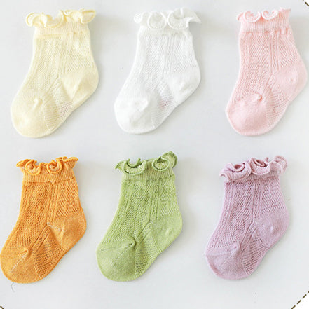 Baby Kid Unisex Solid Color Accessories Socks