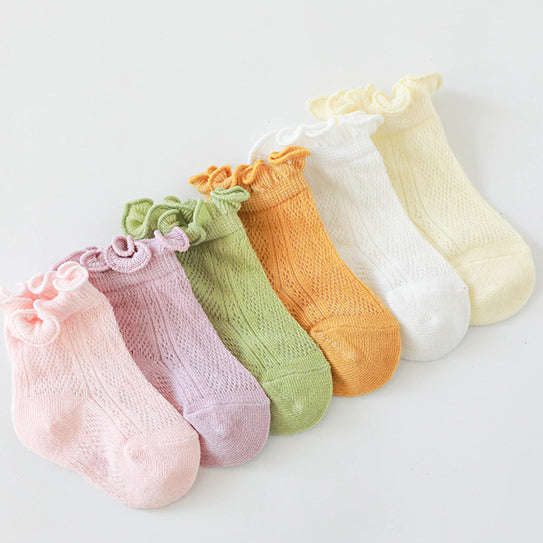 Baby Kid Unisex Solid Color Accessories Socks