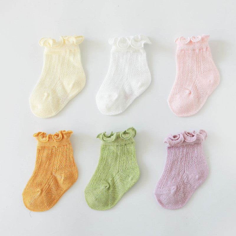 Baby Kid Unisex Solid Color Accessories Socks