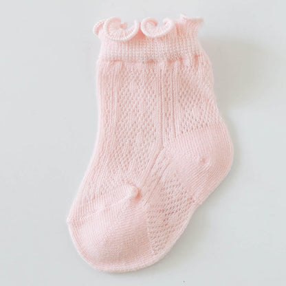 Baby Kid Unisex Solid Color Accessories Socks