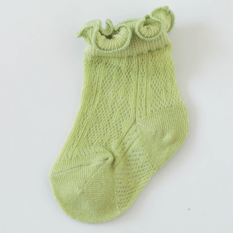 Baby Kid Unisex Solid Color Accessories Socks