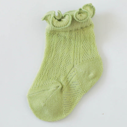 Baby Kid Unisex Solid Color Accessories Socks