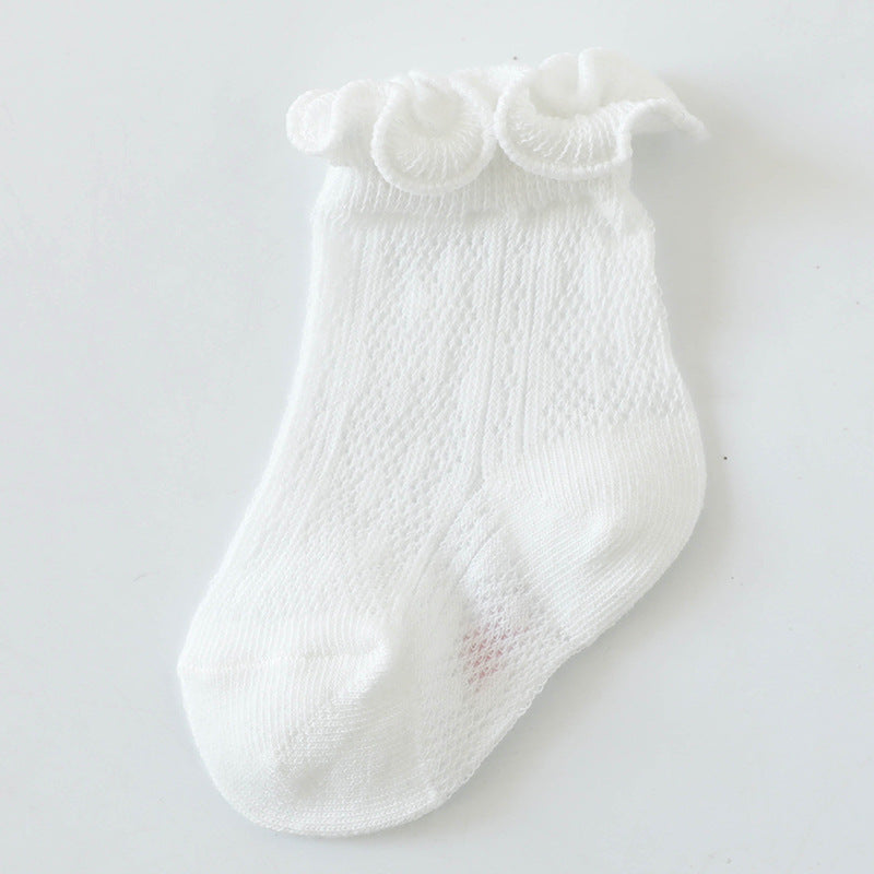 Baby Kid Unisex Solid Color Accessories Socks
