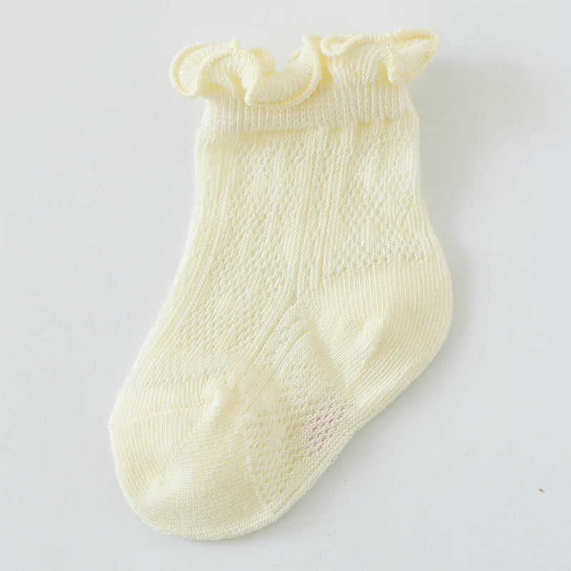 Baby Kid Unisex Solid Color Accessories Socks